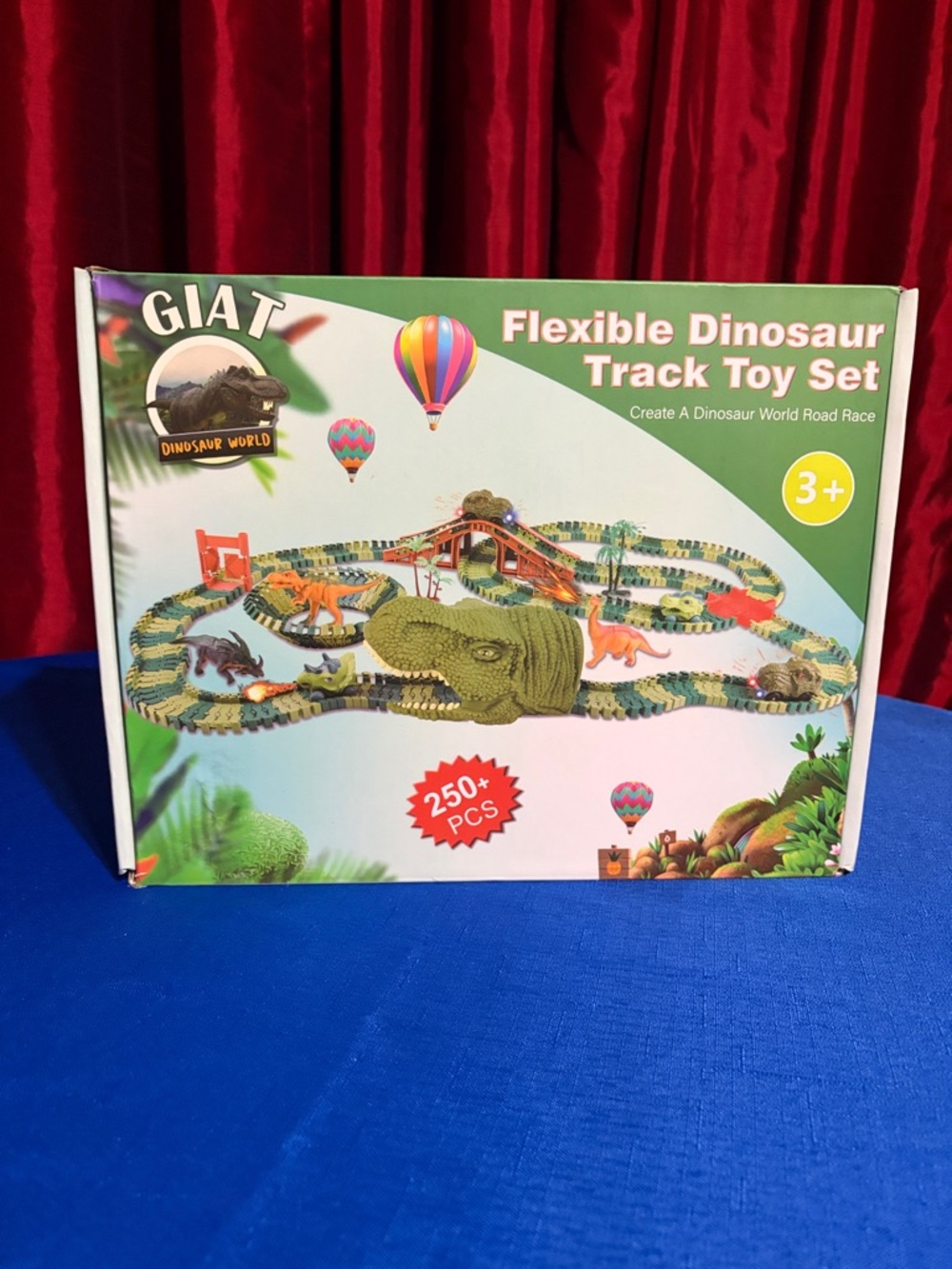 Flexible Dinosaur Track Toy Set - Green